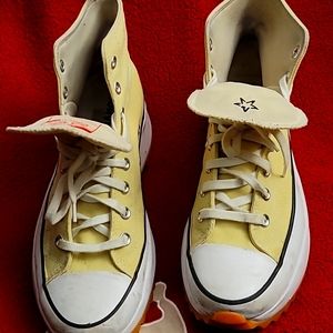 Chuck Taylor Converse limecicle canvas runstar hike platform W11/M9.5 unisex